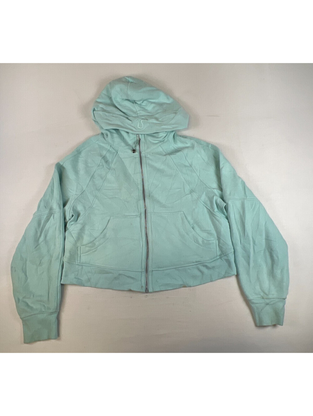Lululemon Women XS/S Mint Green Scuba Full Zip Hoodie Jacket